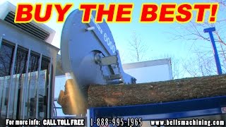 FIREWOOD PROCESSOR The Bells Machining 6000 Series 2015 Update [upl. by Ronal]