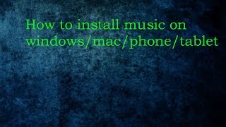 How to install music for free on windows 8 w soundcloud and anything2mp3 [upl. by Ingemar532]