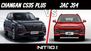 Comparativo Changan CS35 Plus vs JAC JS4  ¡Dos SUV compactas chinas y con motores turbo [upl. by Madison]