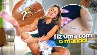 TOUR PELAS MINHAS TATUAGENS  paguei minha língua [upl. by Rika]