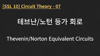 SSL 10 Circuit Theory  07 Thevenin and Norton Eqivalent Circuits [upl. by Kylah]