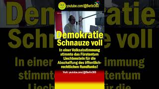 Volksabstimmung Liechtenstein Fürstentum ZDF ard ZDFNeo BR HR MDR NDR RBB SWR SR WDR [upl. by Goodard635]