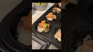 Salmon Sushi sushi salmon salmonsushi food cooking recipe trending sushistyle [upl. by Cid]