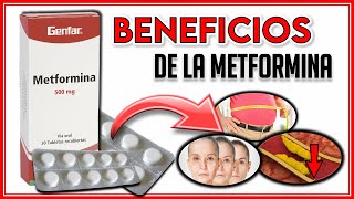 5 BENEFICIOS de la METFORMINA que seguro DESCONOCIAS  ¿ORO PURO para tu SALUD [upl. by Ahsinirt750]