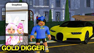 EXPOSING GOLD DIGGERS IN ROBLOX SNAPCHAT [upl. by Notfol]