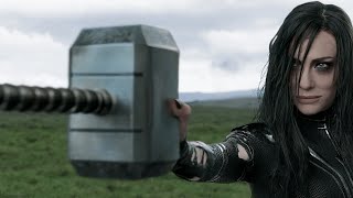 Thor vs Hela  First Fight Scene  Thor Ragnarok 2017 Movie CLIP 4k [upl. by Ymereg]