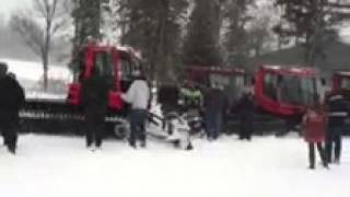 Town of Webb Snowmobile Trail Grooming Fleet [upl. by Ecidna]