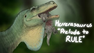 Dinosaur Speedart  quotPrelude to Rulequot  Full Drawing Processpaleoartherrerasaurushowtodrawdino [upl. by Areis500]