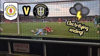 Crewe v Harrogate  electrifying end to the league 2 clash [upl. by Zsa]