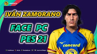 IVAN ZAMORANO FACE PC PREVIEW AMERICA 2002 eFootball PES 2021 [upl. by Ahsyekal271]