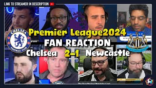 Fans Reaction To Chelsea 21 Newcastle  Premier League 2024 [upl. by Ariek]