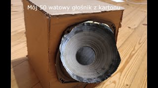 Mój nowy kartonowy głośnik [upl. by Desdemona]