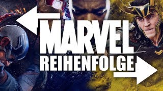 MARVEL Reihenfolge  Der Avengers Infinity War Marathon [upl. by Nileuqaj]