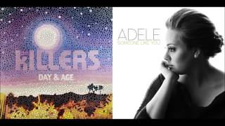 Human Like You Mashup  The Killers amp Adele [upl. by Ailecnarf]