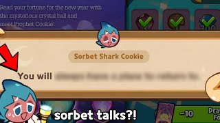 wait sorbet shark cookie can talk [upl. by Erfert]