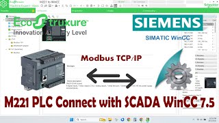 Menghubungkan PLC M221 dengan SCADA WinCC 75 [upl. by Wolcott700]