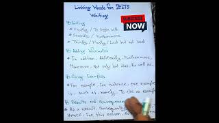 Effective Linkers for IELTS Writing ieltswriting vocabulary tipsandtricks spokenenglish [upl. by Elkraps]