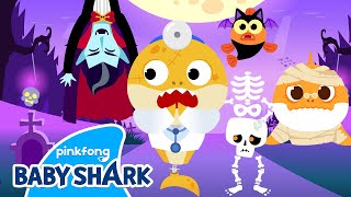 Spooky Monsters Visit Baby Shark Doctor  Compilation  Halloween Story  Baby Shark Official [upl. by Susej]