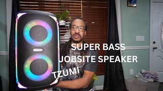 Tzumi Super Bass Jobsite Speaker  TZUMI SUPER BASS JOBSITE SPEAKER UNBOXING HOME DEPOT [upl. by Ashlin]