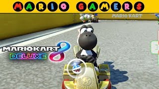 Mario Kart 8 Deluxe  Renegade Roundup Battle Mode  Black Yoshi Gameplay  MarioGamers [upl. by Kellie]