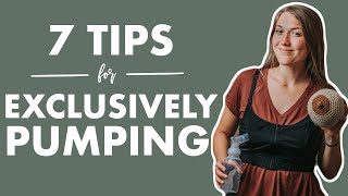 7 Rules to Live By When EXCLUSIVELY PUMPING  Best Tips to Exclusively Pump [upl. by Anoek]