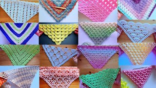 châle triangle au crochet facile pour débutantscrochet modèles châle magnifiques et élégants [upl. by Animrac]