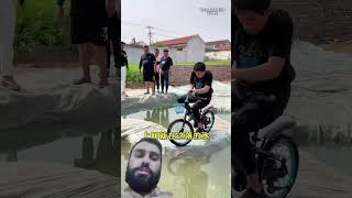 Cycle in waterfall funny 🤣🤣 video [upl. by Enorej]