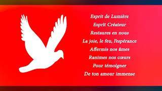 Esprit de Lumière Esprit Créateur  Chant de lEmmanuel  Sylioxx Lyrics [upl. by Mannes]