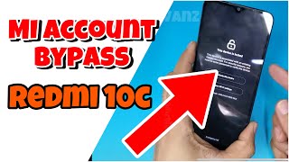 Redmi 10c mi account bypass [upl. by Hcirdla]