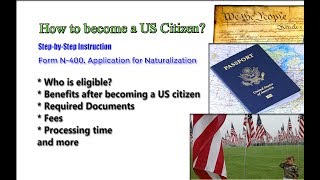 US Citizenship Guide  N400 Application for Naturalization steps Fees amp Processing Timeline [upl. by Darren]