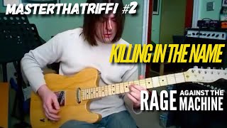 Killing In The Name by Rage Against That Machine  Riff Guitar Lesson wTAB  MasterThatRiff 2 [upl. by Gershom150]