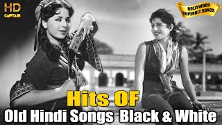 Old Hindi Songs Black amp White  Ultimate Bollywood Hit Songs Jukebox [upl. by Adil]