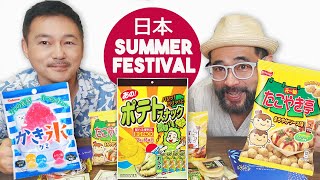 Tasty Japanese Summer Festival Snacks [upl. by Hartmunn]