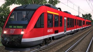 Von Lübeck HBF nach Bad Oldesloe RE8 BR648 Führerstandsmitfahrt Train Simulator 2017 [upl. by Hyacinthie]