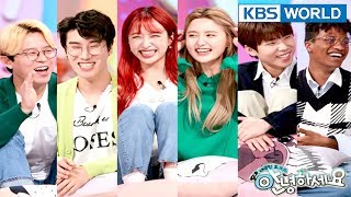 Guests  Tony An EXID San E Han Hyunmin Jung SeunghwanHello CounselorENGTHA20180409 [upl. by Olbap]