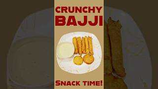 Craving Evening Snacks Try This Crispy Bajji shorts bajji rawbananarecipe [upl. by Namyaw283]