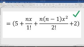 Como Insertar ecuaciones en Word escribir fórmulas matemáticas en Word [upl. by Siravat245]