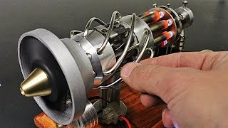 16 Cylinder Gas Powered Stirling Engine [upl. by Alisen]