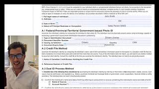 FINTRAC Individual Identification Record  Form 630 [upl. by Onitnas361]