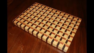 Making Incredible 3D End grain Cutting Board Tutorial [upl. by Branen]