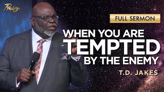 TD Jakes Overcome Temptation in Your Life  Praise on TBN [upl. by Yelrak346]