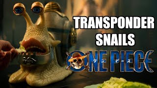 Netflix One Piece Live Action Transponder Snails in Real Life First Look [upl. by Kalfas]