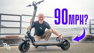 New World’s Fastest Electric Scooter First Impressions of the Slack Core 920R [upl. by Hachmin]