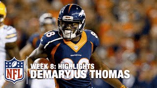 Demaryius Thomas Highlights Week 8  Packers vs Broncos  NFL [upl. by Nnairac]