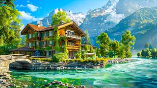 Magical morning walk in Brienz in summer 🇨🇭 Most beautiful Swiss villages [upl. by Hermina]