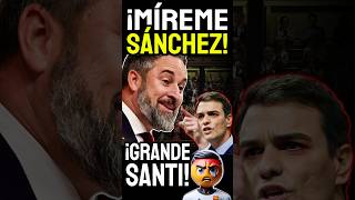 ¡ABASCAL DESTROZA a SÁNCHEZ 💥 ERES LÍDER en DESVERGÜENZA y CRIMEN [upl. by Jedidiah]