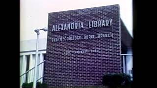 Alexandria Virginia Library Scene 1977 Student Film [upl. by Laleb]