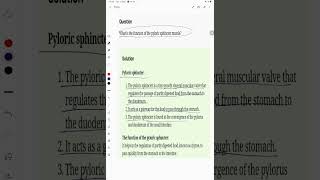 What is the function of the pyloric sphincter muscle controlandcoordination [upl. by Ihc]