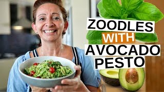 Zoodles with Pesto [upl. by Aernda]