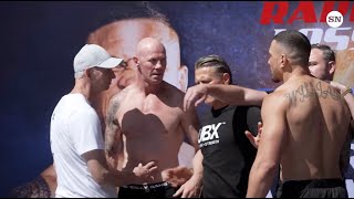 Drama At Weigh Ins  Sonny Bill Williams vs Barry Hall [upl. by Dibbell447]